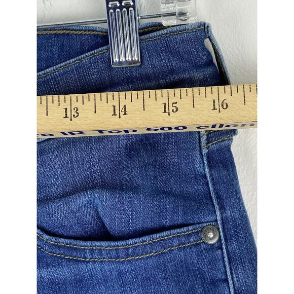 Paige Womens Lennox Blue Medium Wash Stretch Jeans Size 30X31 (1051) - Picture 10 of 15